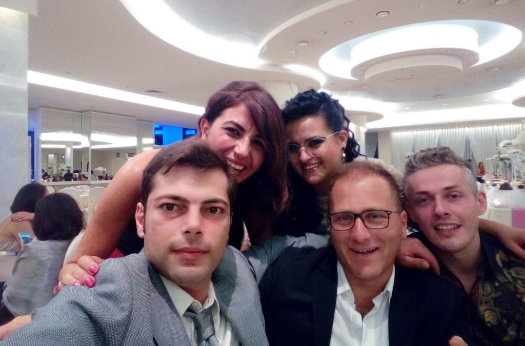 Selfie tavolo Seilor Moon & Marzio